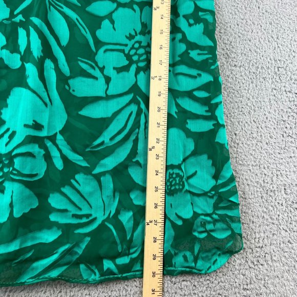 Vintage 90s Floral  Cami Slip Top Women’s XS USA Made - Picture 4 of 6